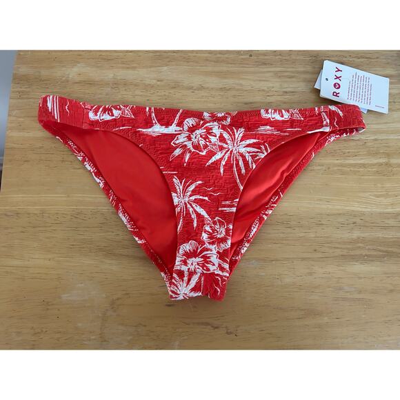 Roxy Vacay Vibes Side Tab Cheeky Bikini Bottom NWT - Large - Picture 3 of 6